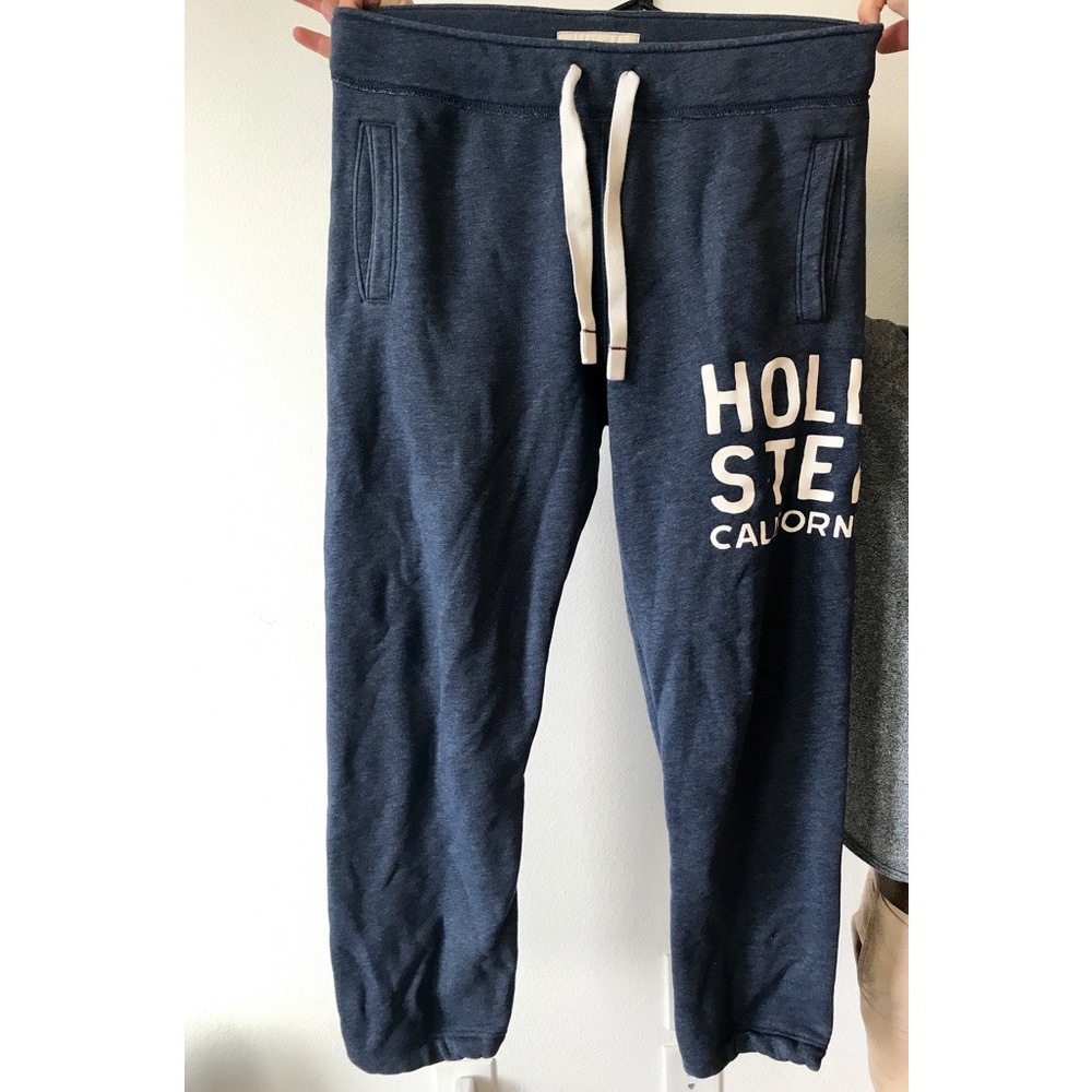 Hollister Navy Blue Sweatpants